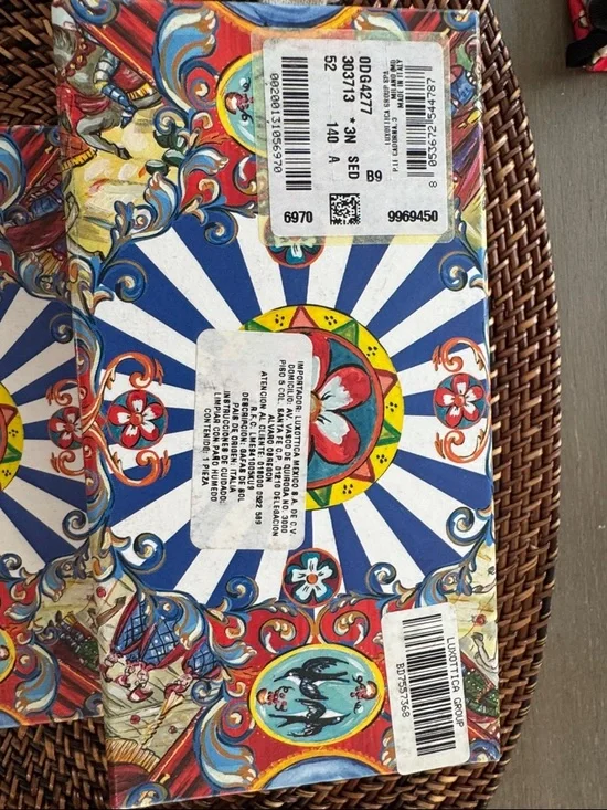 Authentic Dolce & Gabbana Brown Cat-Eye Sunglasses with Gold Accents - Picture 10 of 10